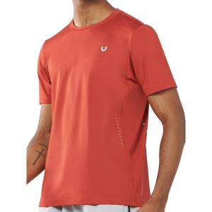 imageNORTHYARD Mens Athletic Running TShirtsWorkout Breathable ShortSleeve Sports Gym TeeRed