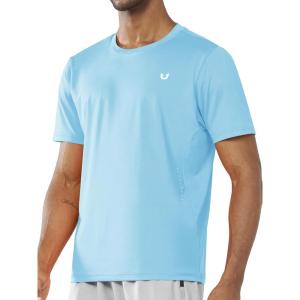 imageNORTHYARD Mens Athletic Running TShirtsWorkout Breathable ShortSleeve Sports Gym TeeSkyblue