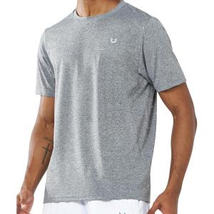 imageNORTHYARD Mens Athletic Running TShirtsWorkout Breathable ShortSleeve Sports Gym TeeSmoke Heather
