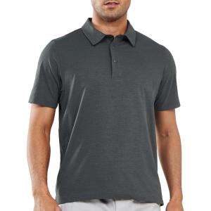 imageNORTHYARD Mens Polo Shirts Short Sleeve Golf Shirt Quick Dry Moisture Wicking Collared Polos Casual Work Tee TopDarkgrey
