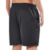 imageNORTHYARD Mens Athletic Gym Shorts 7 Quick Dry Running Workout Basketball Shorts Tennis Lightweight MeshBlack