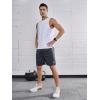 imageNORTHYARD Mens Athletic Gym Shorts 7 Quick Dry Running Workout Basketball Shorts Tennis Lightweight MeshDarkgrey
