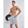 imageNORTHYARD Mens Athletic Gym Shorts 7 Quick Dry Running Workout Basketball Shorts Tennis Lightweight MeshLightgrey