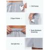 imageNORTHYARD Mens Athletic Gym Shorts 7 Quick Dry Running Workout Basketball Shorts Tennis Lightweight MeshLightgrey