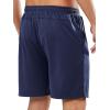 imageNORTHYARD Mens Athletic Gym Shorts 7 Quick Dry Running Workout Basketball Shorts Tennis Lightweight MeshNavy