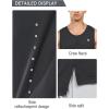 imageNORTHYARD Mens Athletic Tank Tops Lightweight Gym Workout Sleeveless ShirtsQuick Dry Running Muscle TeeBlack