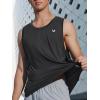 imageNORTHYARD Mens Athletic Tank Tops Lightweight Gym Workout Sleeveless ShirtsQuick Dry Running Muscle TeeBlack