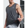 imageNORTHYARD Mens Athletic Tank Tops Lightweight Gym Workout Sleeveless ShirtsQuick Dry Running Muscle TeeDarkgrey