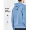 imageNORTHYARD Mens Cotton Hoodies Pullover Drawstring Hooded Collar Casual Sweatshirts Athletic Long Sleeve Shirts with PocketBluebell