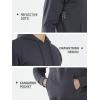 imageNORTHYARD Mens Cotton Hoodies Pullover Drawstring Hooded Collar Casual Sweatshirts Athletic Long Sleeve Shirts with PocketDarkgrey