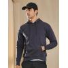 imageNORTHYARD Mens Cotton Hoodies Pullover Drawstring Hooded Collar Casual Sweatshirts Athletic Long Sleeve Shirts with PocketDarkgrey