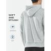 imageNORTHYARD Mens Cotton Hoodies Pullover Drawstring Hooded Collar Casual Sweatshirts Athletic Long Sleeve Shirts with PocketGreyheather