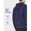 imageNORTHYARD Mens Cotton Hoodies Pullover Drawstring Hooded Collar Casual Sweatshirts Athletic Long Sleeve Shirts with PocketNavy