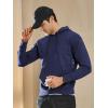 imageNORTHYARD Mens Cotton Hoodies Pullover Drawstring Hooded Collar Casual Sweatshirts Athletic Long Sleeve Shirts with PocketNavy