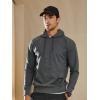 imageNORTHYARD Mens Cotton Hoodies Pullover Drawstring Hooded Collar Casual Sweatshirts Athletic Long Sleeve Shirts with PocketSmokeheather