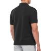 imageNORTHYARD Mens Cotton Polo Shirts Short Sleeve Knitted Golf Shirt Casual Classic Polos TShirtBlack