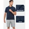 imageNORTHYARD Mens Cotton Polo Shirts Short Sleeve Knitted Golf Shirt Casual Classic Polos TShirtNavy