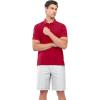 imageNORTHYARD Mens Cotton Polo Shirts Short Sleeve Knitted Golf Shirt Casual Classic Polos TShirtRed