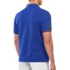 imageNORTHYARD Mens Cotton Polo Shirts Short Sleeve Knitted Golf Shirt Casual Classic Polos TShirtRoyalblue