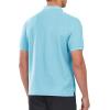 imageNORTHYARD Mens Cotton Polo Shirts Short Sleeve Knitted Golf Shirt Casual Classic Polos TShirtSkyblue