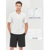 imageNORTHYARD Mens Cotton Polo Shirts Short Sleeve Knitted Golf Shirt Casual Classic Polos TShirtWhite