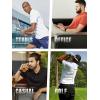 imageNORTHYARD Mens Cotton Polo Shirts Short Sleeve Knitted Golf Shirt Casual Classic Polos TShirtWhite