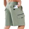 imageNORTHYARD Mens Hiking Cargo Shorts Dress Lightweight 9quot Outdoor Sports Work Shorts Golf Casual Hike Camping with 7 PocketsSagegreen