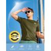 imageNORTHYARD Mens UPF 50 Rash Guard TShirts Sun Protection UV Quick Dry Short Sleeve Shirts Lightweight Fishing SwimArmygreen