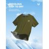 imageNORTHYARD Mens UPF 50 Rash Guard TShirts Sun Protection UV Quick Dry Short Sleeve Shirts Lightweight Fishing SwimArmygreen