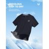 imageNORTHYARD Mens UPF 50 Rash Guard TShirts Sun Protection UV Quick Dry Short Sleeve Shirts Lightweight Fishing SwimBlack