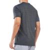 imageNORTHYARD Mens UPF 50 Rash Guard TShirts Sun Protection UV Quick Dry Short Sleeve Shirts Lightweight Fishing SwimCarbonheather