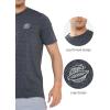 imageNORTHYARD Mens UPF 50 Rash Guard TShirts Sun Protection UV Quick Dry Short Sleeve Shirts Lightweight Fishing SwimCarbonheather