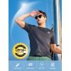 imageNORTHYARD Mens UPF 50 Rash Guard TShirts Sun Protection UV Quick Dry Short Sleeve Shirts Lightweight Fishing SwimDarkgrey