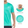 imageNORTHYARD Mens UPF 50 Rash Guard TShirts Sun Protection UV Quick Dry Short Sleeve Shirts Lightweight Fishing SwimLakeblue