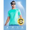 imageNORTHYARD Mens UPF 50 Rash Guard TShirts Sun Protection UV Quick Dry Short Sleeve Shirts Lightweight Fishing SwimLakeblue
