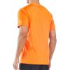 imageNORTHYARD Mens UPF 50 Rash Guard TShirts Sun Protection UV Quick Dry Short Sleeve Shirts Lightweight Fishing SwimOrange