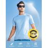 imageNORTHYARD Mens UPF 50 Rash Guard TShirts Sun Protection UV Quick Dry Short Sleeve Shirts Lightweight Fishing SwimSkyblue