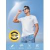imageNORTHYARD Mens UPF 50 Rash Guard TShirts Sun Protection UV Quick Dry Short Sleeve Shirts Lightweight Fishing SwimWhite