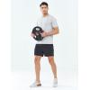 imageNORTHYARD Mens Workout Gym Shirts Quick Dry TShirts Running Athletic Short Sleeve Shirts for MenLightgrey