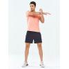 imageNORTHYARD Mens Workout Gym Shirts Quick Dry TShirts Running Athletic Short Sleeve Shirts for MenPink
