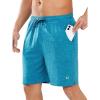 imageNORTHYARD Mens Athletic Gym Shorts 7 Quick Dry Running Workout Basketball Shorts Tennis Lightweight MeshCoralheather
