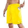 imageNORTHYARD Mens Athletic Gym Shorts 7 Quick Dry Running Workout Basketball Shorts Tennis Lightweight MeshGold