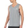imageNORTHYARD Mens Athletic Tank Tops Lightweight Gym Workout Sleeveless ShirtsQuick Dry Running Muscle TeeSmokeheather