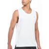 imageNORTHYARD Mens Athletic Tank Tops Lightweight Gym Workout Sleeveless ShirtsQuick Dry Running Muscle TeeWhite
