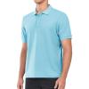 imageNORTHYARD Mens Cotton Polo Shirts Short Sleeve Knitted Golf Shirt Casual Classic Polos TShirtSkyblue
