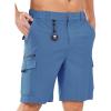 imageNORTHYARD Mens Hiking Cargo Shorts Dress Lightweight 9quot Outdoor Sports Work Shorts Golf Casual Hike Camping with 7 PocketsFederalblue
