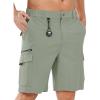 imageNORTHYARD Mens Hiking Cargo Shorts Dress Lightweight 9quot Outdoor Sports Work Shorts Golf Casual Hike Camping with 7 PocketsSagegreen