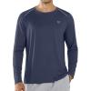 imageNORTHYARD Mens Long Sleeve Running Shirts Quick Dry Athletic Workout Gym Sun Protection UPF 50 Shirt Hiking Swim Rash GuardCoolgrey