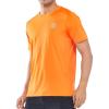 imageNORTHYARD Mens UPF 50 Rash Guard TShirts Sun Protection UV Quick Dry Short Sleeve Shirts Lightweight Fishing SwimOrange