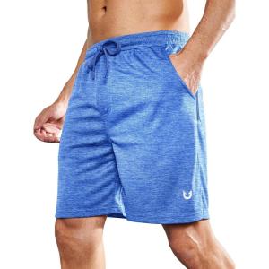 imageNORTHYARD Mens Athletic Gym Shorts 7 Quick Dry Running Workout Basketball Shorts Tennis Lightweight MeshBlueheather